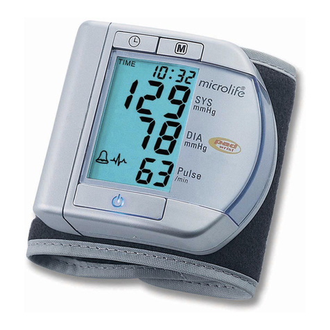 Microlife BP W100 User manual