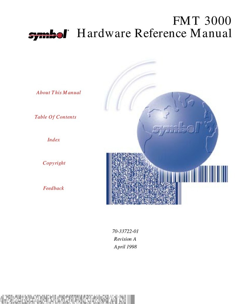 Symbol FMT 3000 Hardware reference manual Symbol FMT 3000 Hardware reference manual