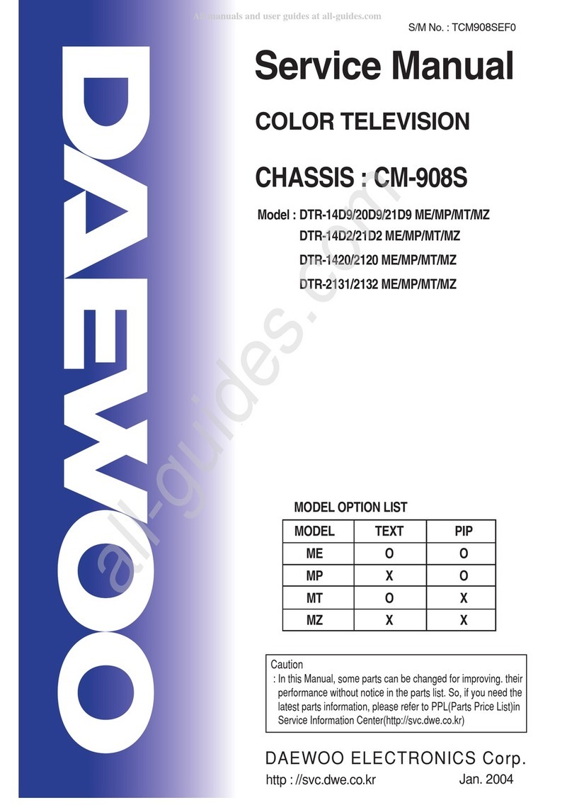 Daewoo DTR-14D9ME User manual Daewoo DTR-14D9ME User manual