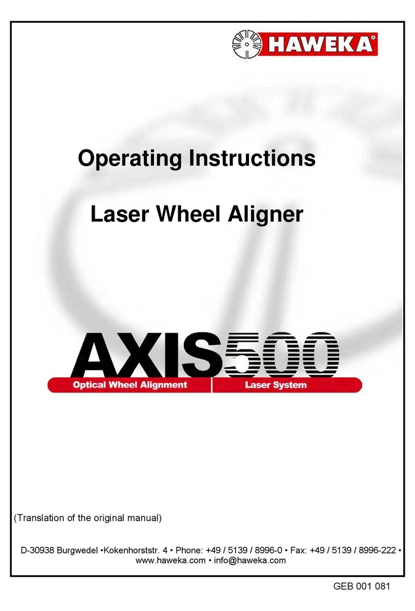 HAWEKA AXIS 500 operating instructions