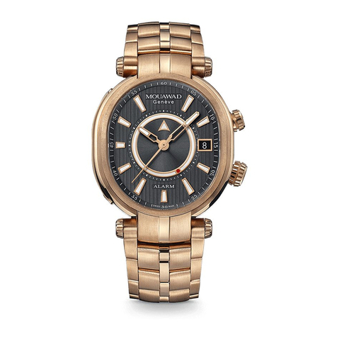 Mouawad Grande Ellipse Reveil instruction manual