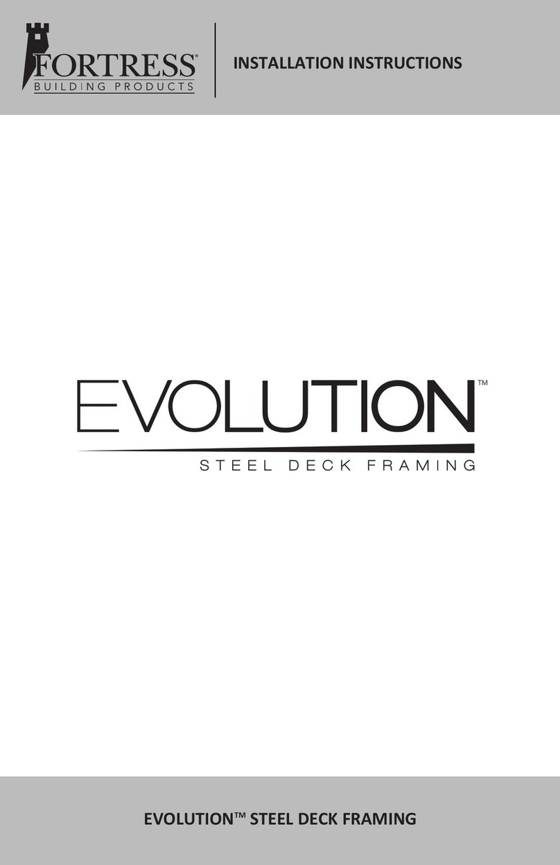 Fortress Building Products EVOLUTION User manual Fortress Building Products EVOLUTION User manual