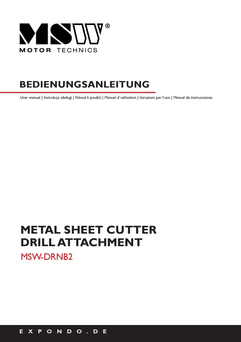 MSW Motor Technics MSW-DRNB2 user manual