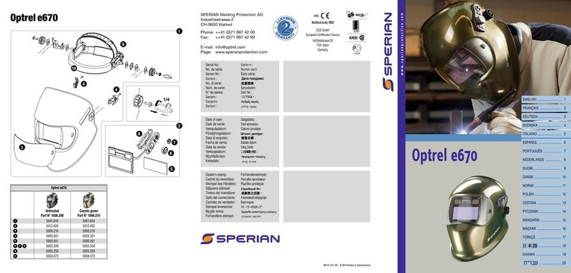 Sperian Optrel e670 quick start guide