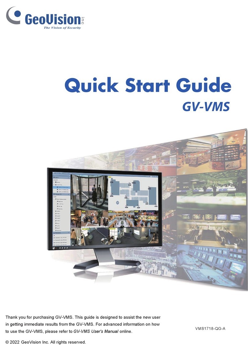 GeoVision GV-VMS User manual