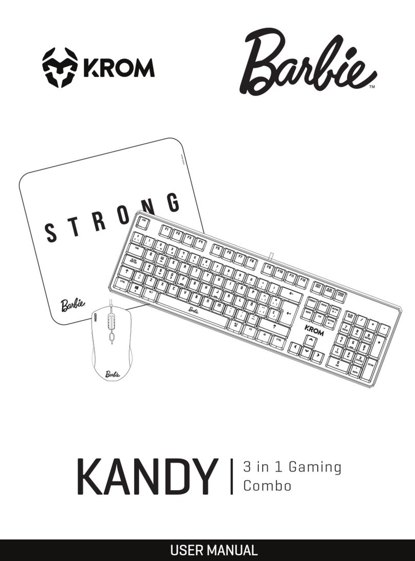 KROM Barbie KANDY user manual
