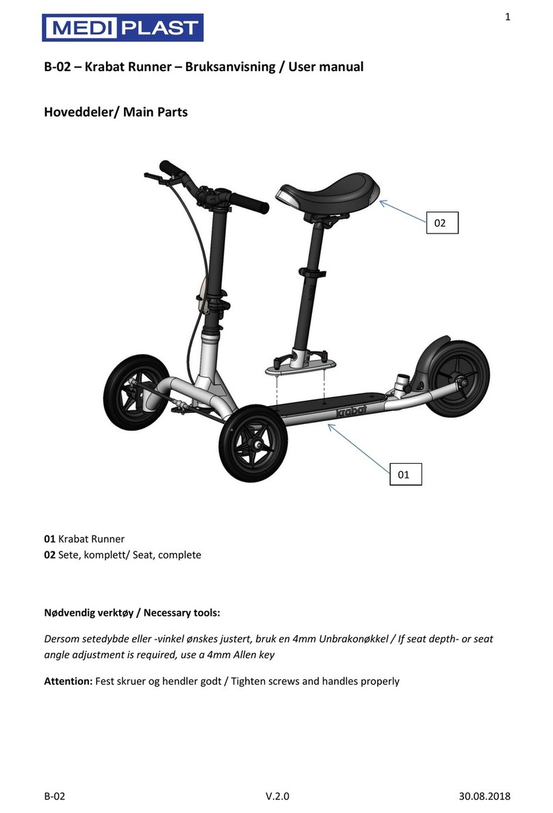 MediPlast Krabat Runner user manual