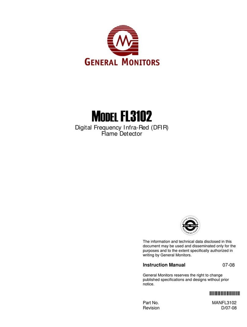 General Monitors FL3102 instruction manual