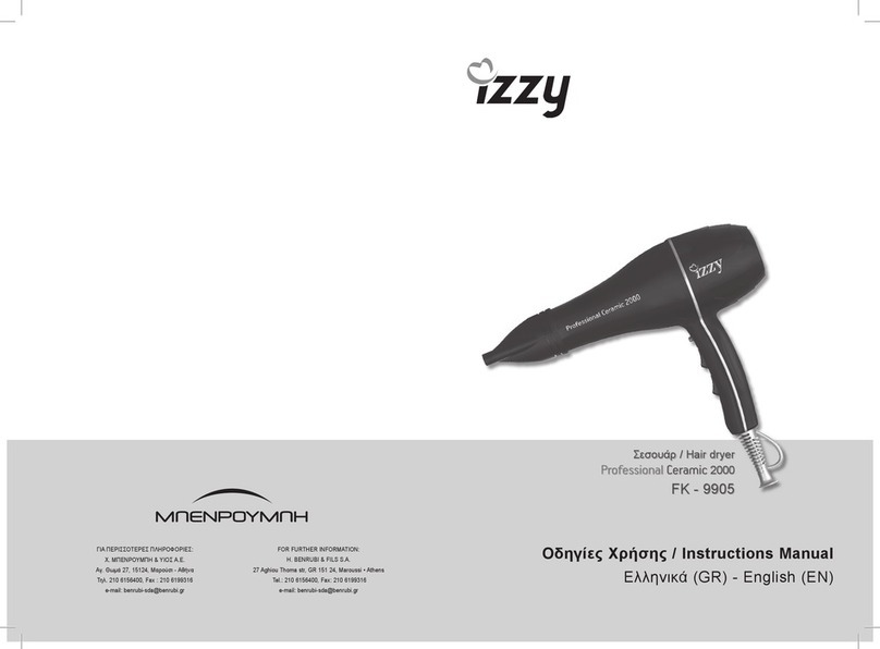 izzy FK - 9905 instruction manual