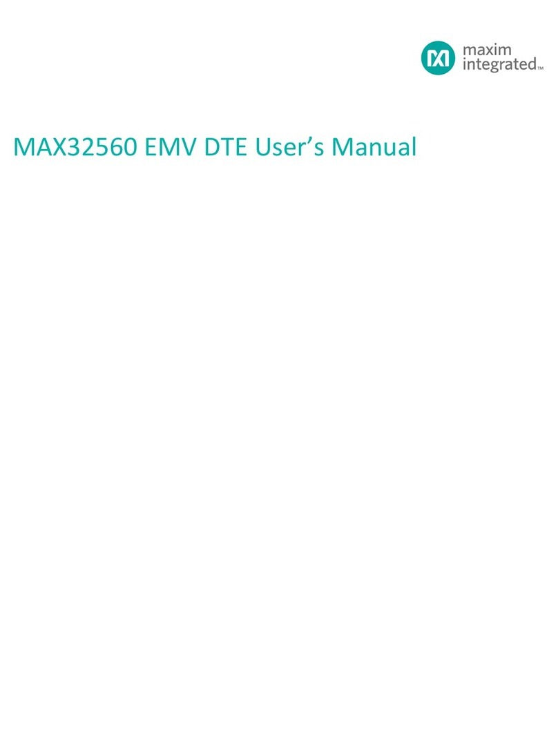 Maxim Integrated MAX32560 EMV DTE user manual