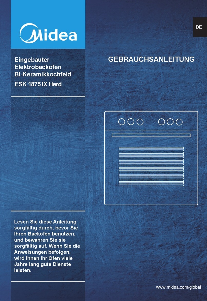 Midea ESK 1875 IX Herd User manual Midea ESK 1875 IX Herd User manual