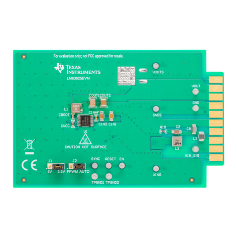 Texas Instruments LM63635EVM User manual