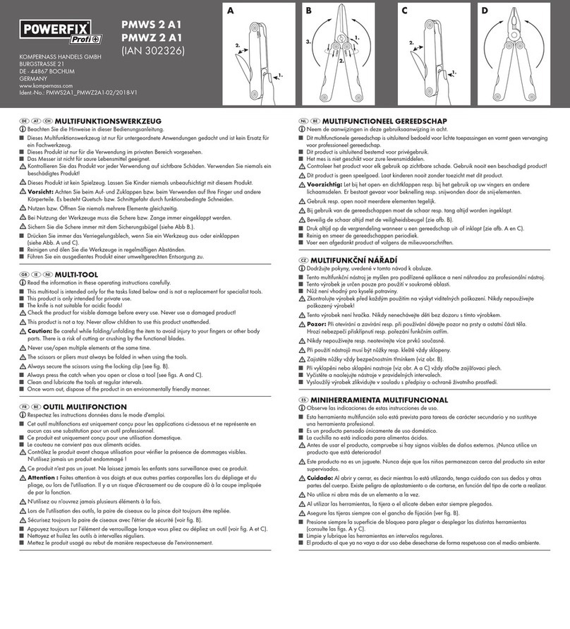 Powerfix Profi PMWS 2 A1 User manual