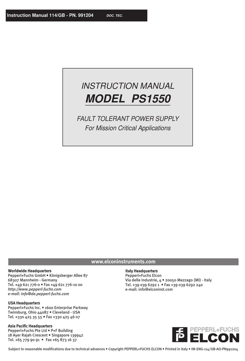 Pepperl+Fuchs PS1550 User manual