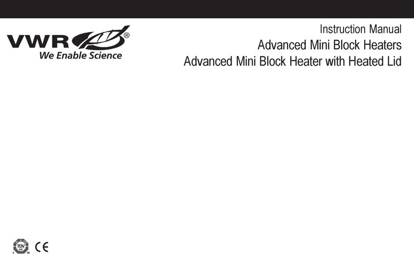 VWR Advanced Mini Block Heaters instruction manual