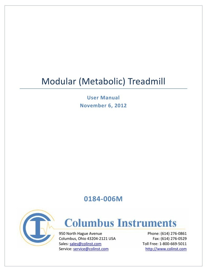 Columbus Instruments 0184-006M user manual