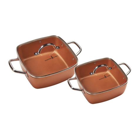 Copper Chef 10 piece Cookware set. manual