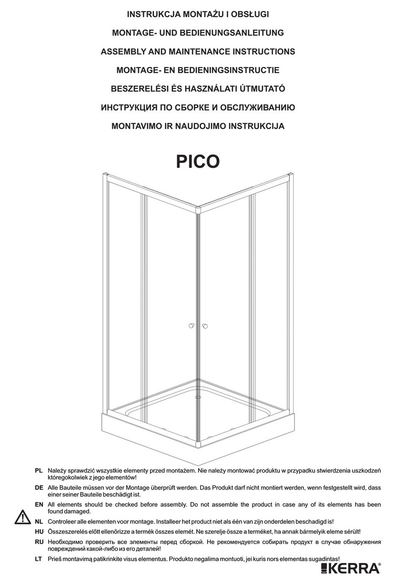 KERRA PICO Assembly and maintenance instructions KERRA PICO Assembly and maintenance instructions