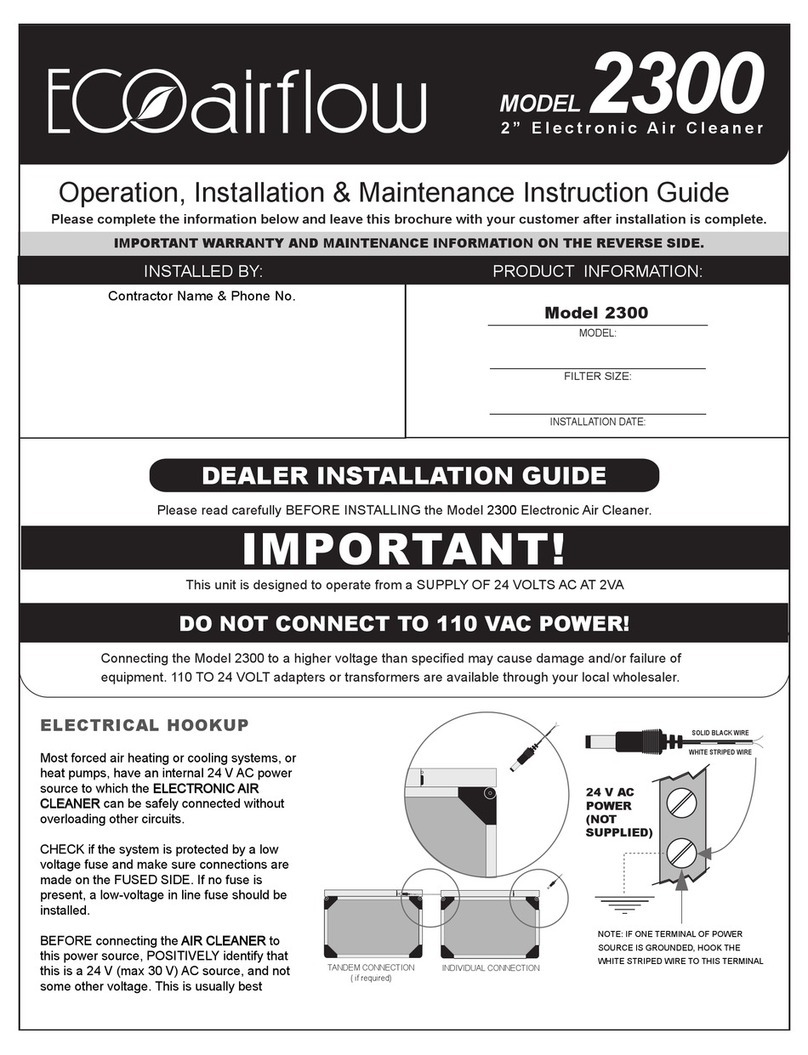 Eco Airflow 2300 quick start guide