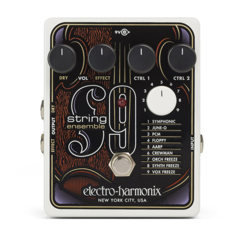 Electro-Harmonix S9 string ensemble quick start guide