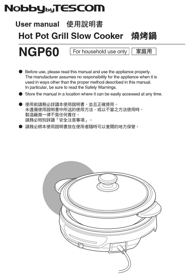 Tescom Nobby NGP60 User manual
