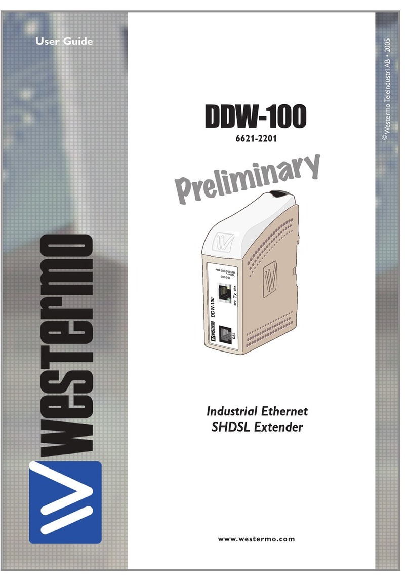 Westermo DDW-100 User manual
