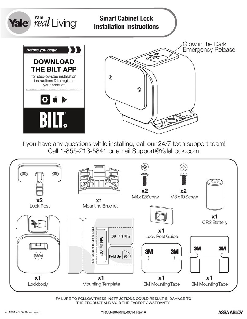 Yale YRCB-490-BLE User manual