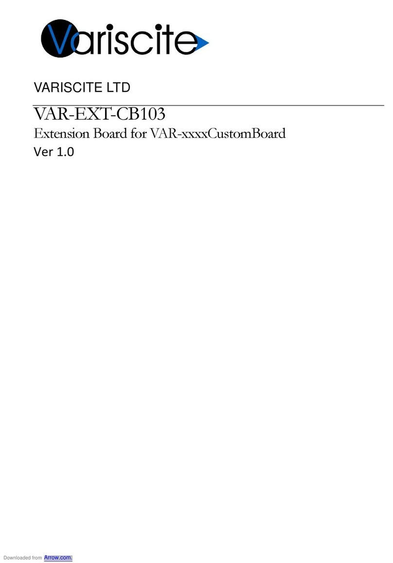 Variscite VAR-EXT-CB103 User manual