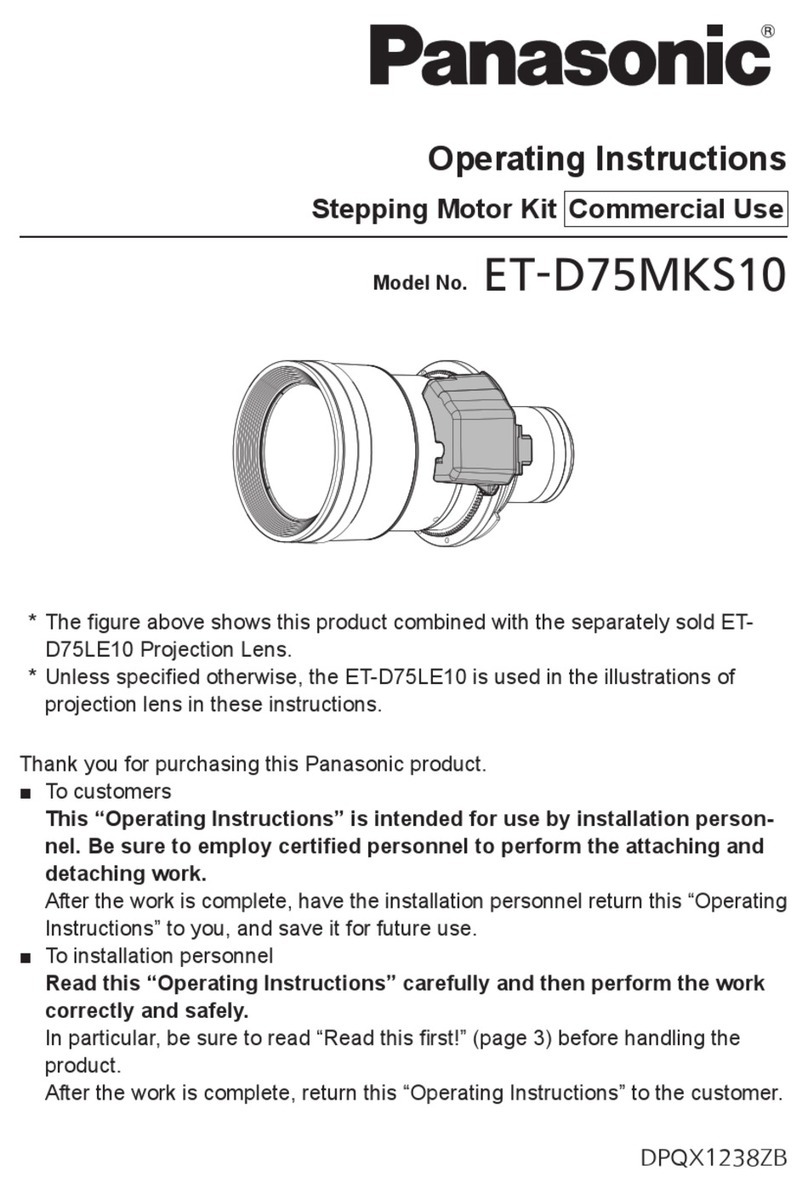 Panasonic ET-D75MRS10 operating instructions