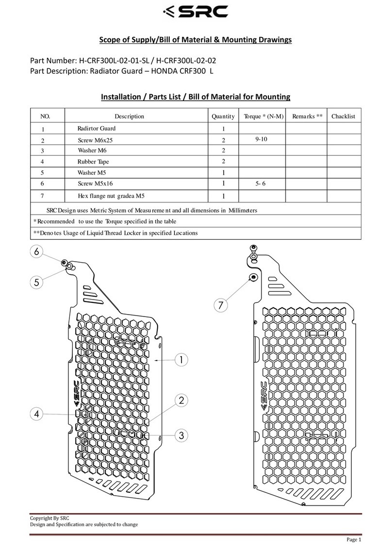 SRC H-CRF300L-02-01-SL User manual SRC H-CRF300L-02-01-SL User manual