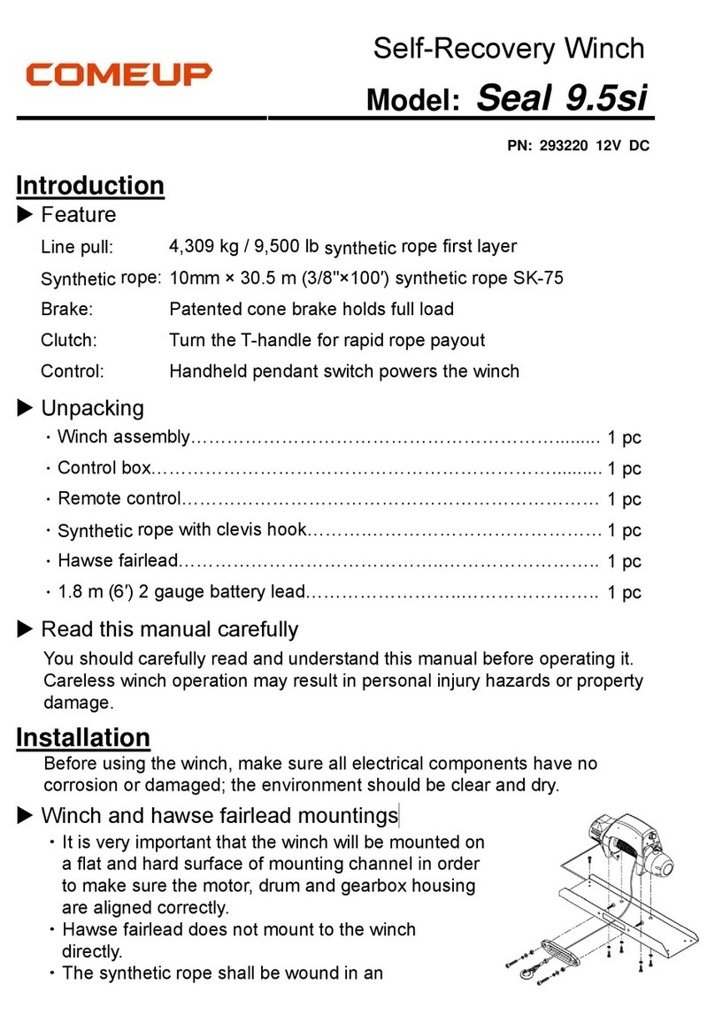Comeup Seal 9.5si quick start guide