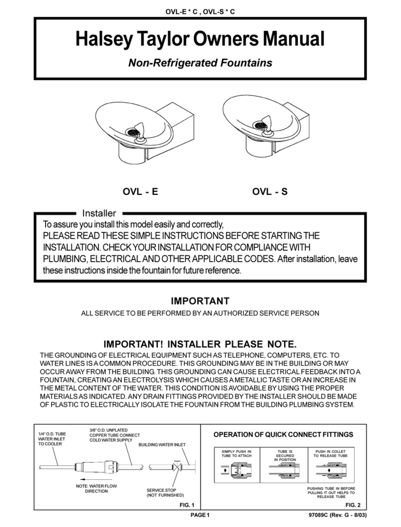 Halsey Taylor OVL - E User manual