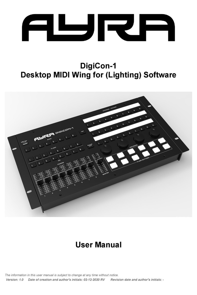 Ayra DigiCon-1 User manual Ayra DigiCon-1 User manual