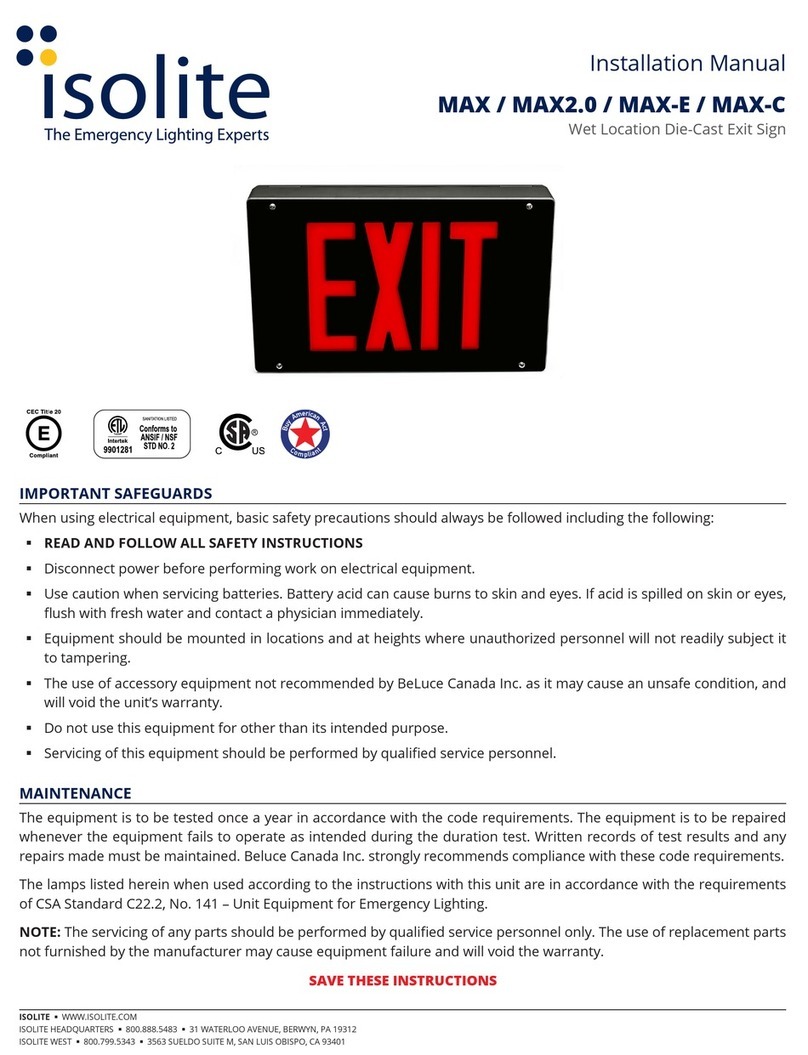 Isolite MAX installation manual