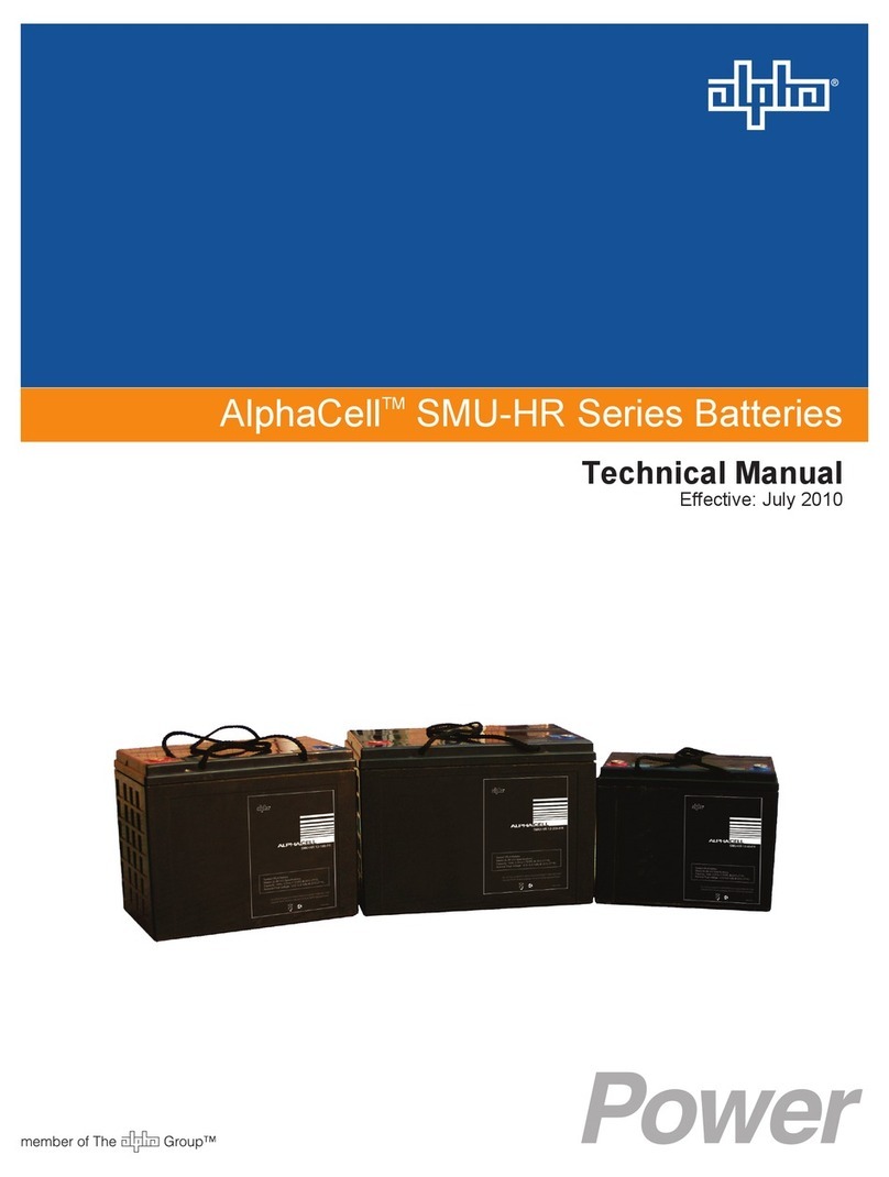 Alpha AlphaCell SMU-HR Series Technical manual