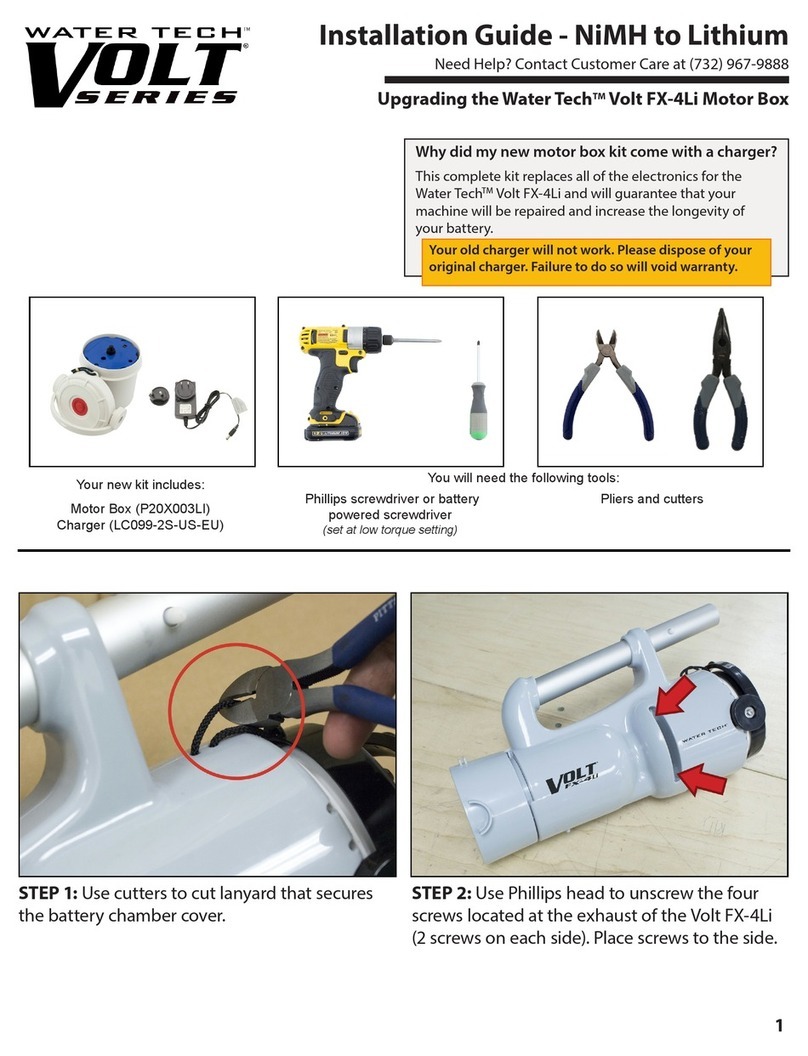 WaterTech Volt Series User manual