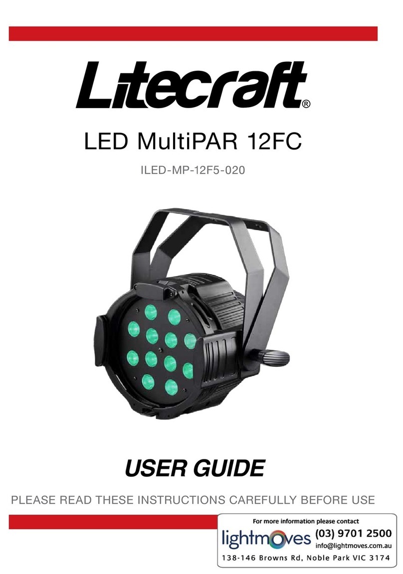 Litecraft ILED-MP-12F5-020 user guide Litecraft ILED-MP-12F5-020 user guide