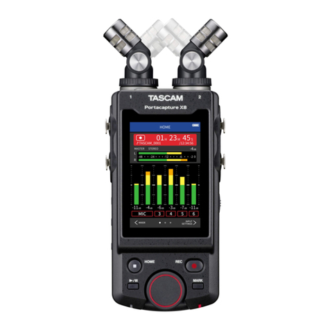 Tascam Portacapture X8 User manual