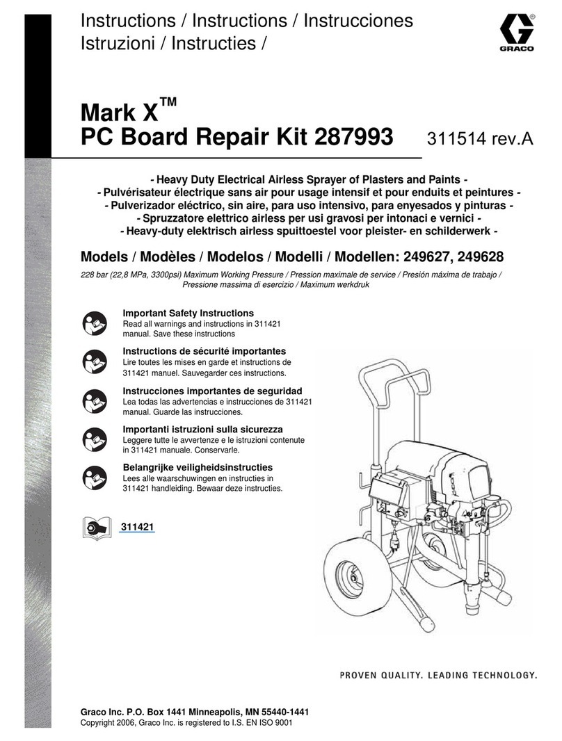 Graco Mark X 249627 User manual