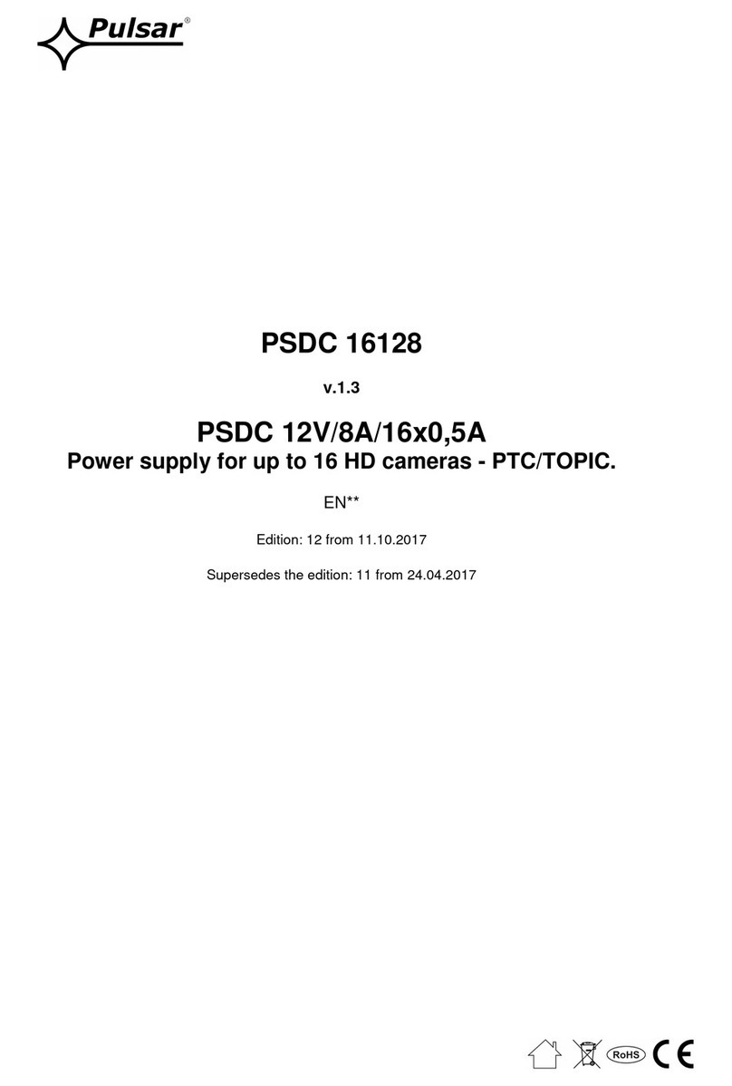 Pulsar PSDC 16128 User manual