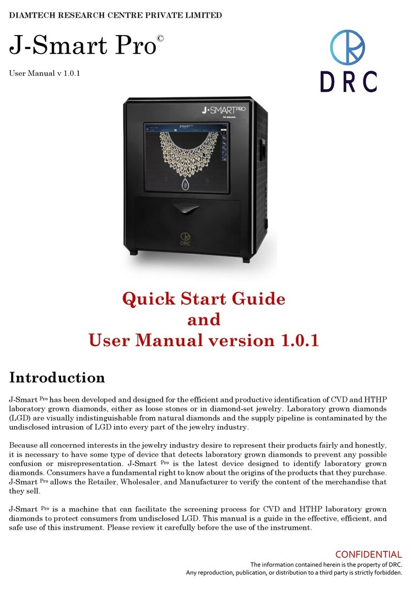 DRC J-Smart Pro Quick start guide and user manual