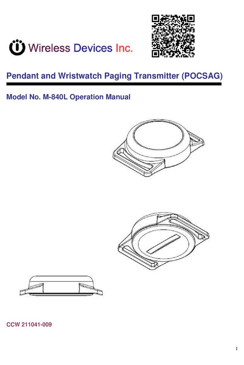 Wireless Devices M-840L User manual