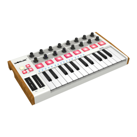 Worlde MINI MIDI user manual