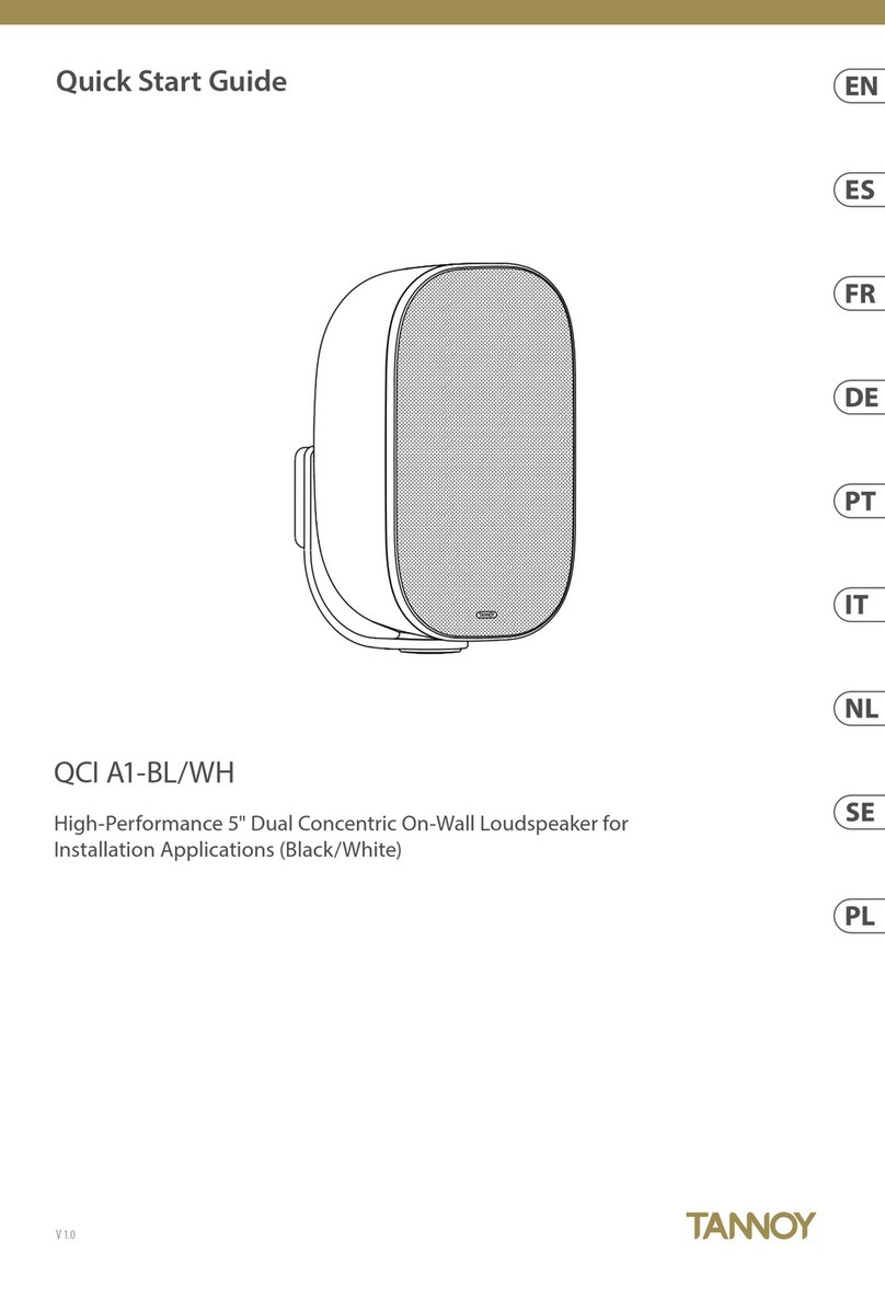 Tannoy QCI A1-BL User manual