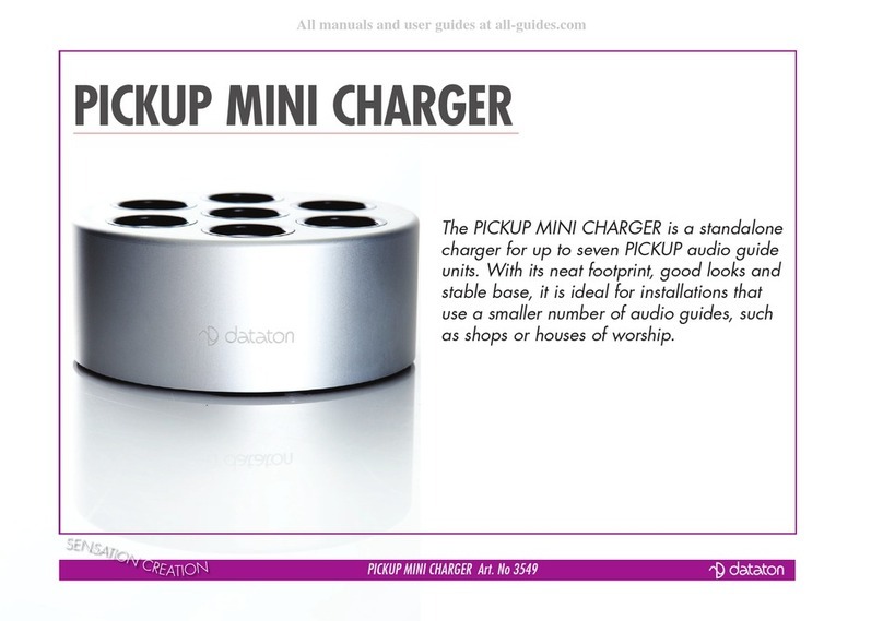 Dataton PICKUP MINI CHARGER quick start guide