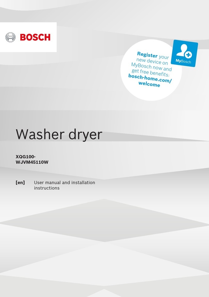 Bosch XQG100-WJVM45110W User manual