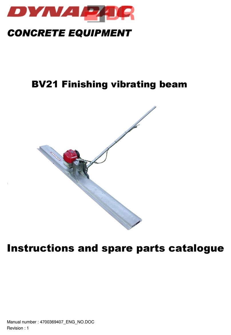 Dynapac BV21 Instructions and spare parts catalogue