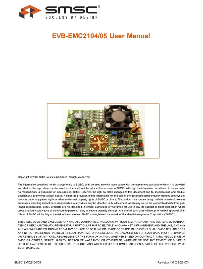 SMSC EVB-EMC2104 User manual