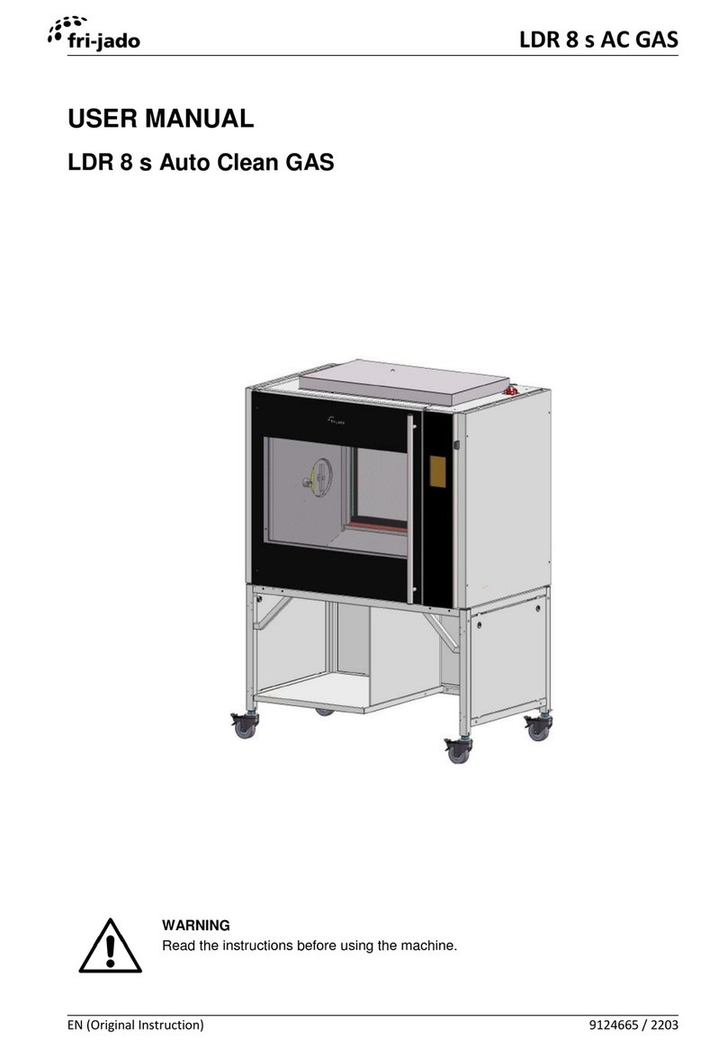 Fri-Jado LDR 8 s Auto Clean GAS User manual
