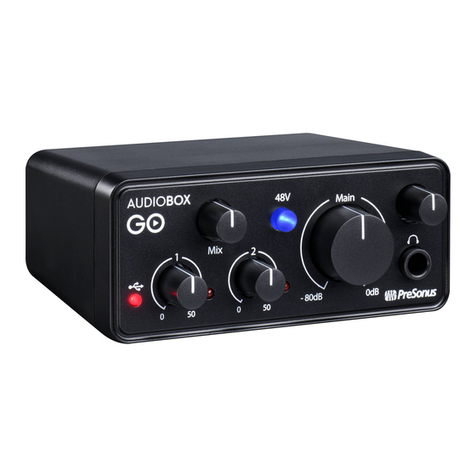 PRESONUS AudioBox GO User manual